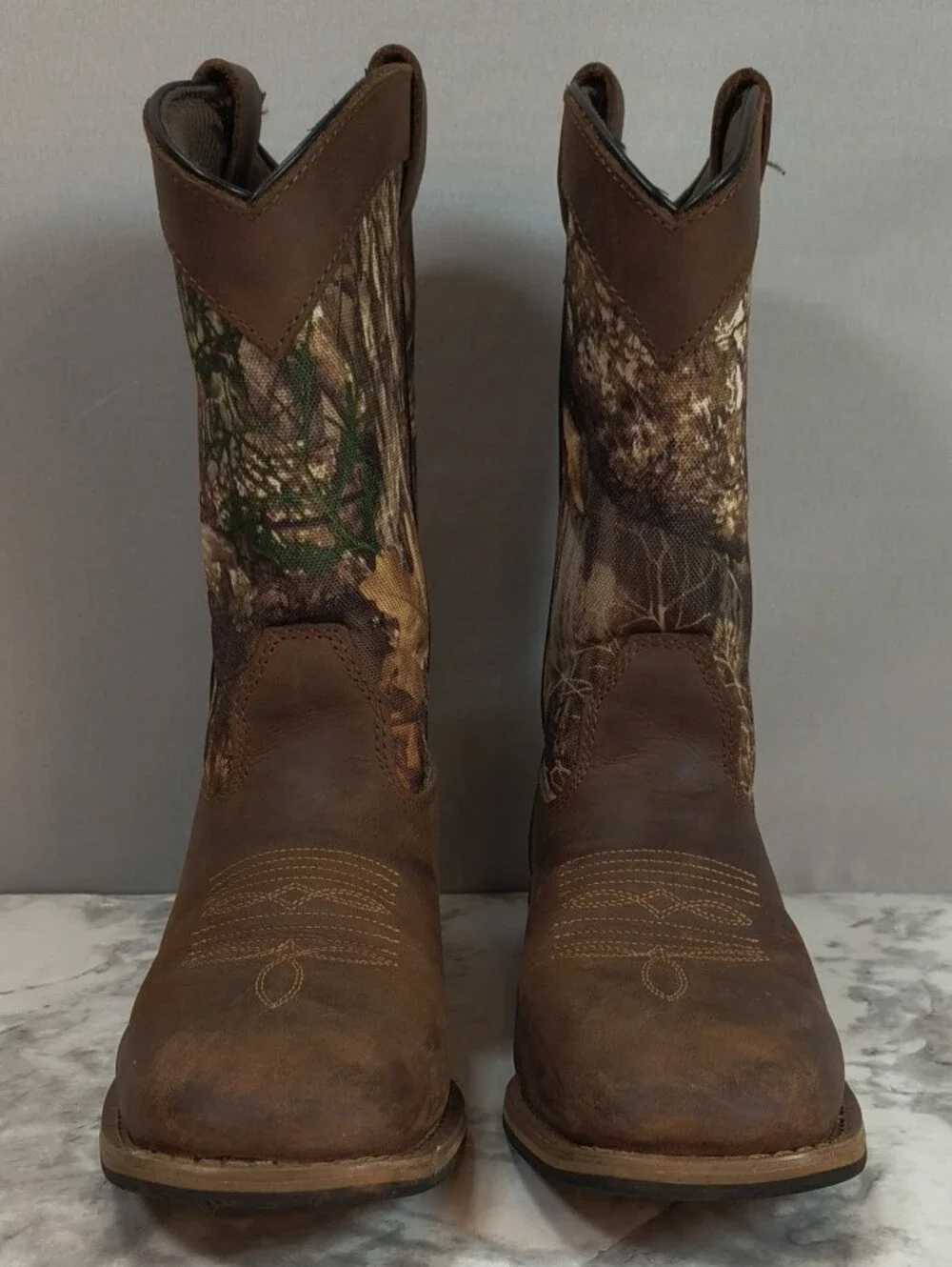 Magellan Outdoors Boys' Bandit Camo  Western Boots , Size - Youth 1